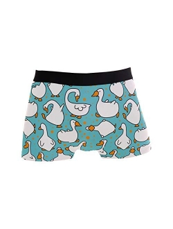 Cartoon Funny Animal Men's Underwear Boxer Briefs Breathable