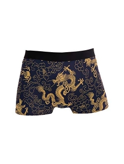 Cartoon Funny Animal Men's Underwear Boxer Briefs Breathable