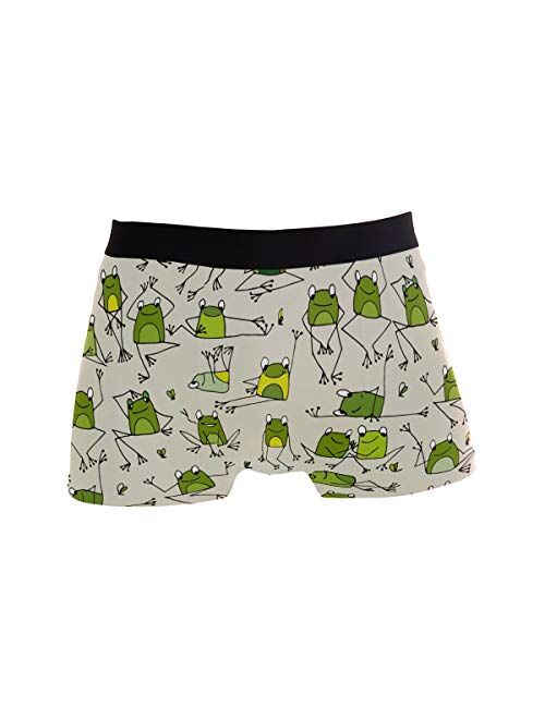 Cartoon Funny Animal Men's Underwear Boxer Briefs Breathable