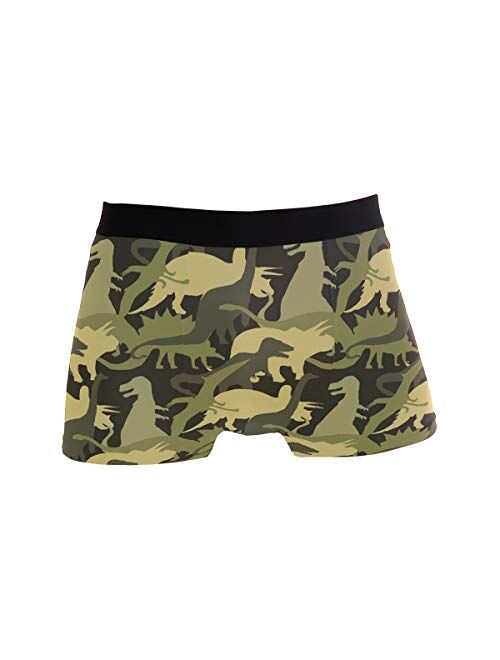 Cartoon Funny Animal Men's Underwear Boxer Briefs Breathable