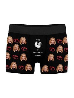 Custom Face Boxer Briefs Cock Belongs to Underwear for Men (XS-XXXXXL)