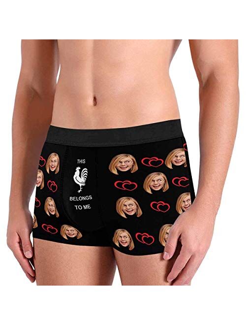 Custom Face Boxer Briefs Cock Belongs to Underwear for Men (XS-XXXXXL)