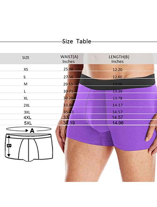 Buy Custom Face Boxer Briefs Cock Belongs to Underwear for Men (XS ...