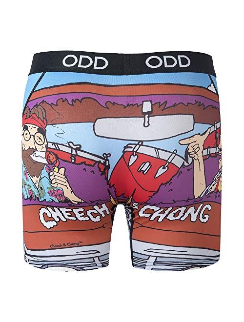 Odd Sox, Cheech and Chong, Men's Funny Underwear Boxer Briefs, Novelty Graphic Prints