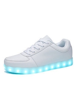 SANYES USB Charging Light Up Shoes Sports LED Shoes Dancing Sneakers