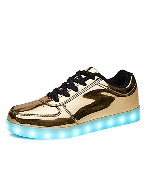 SANYES USB Charging Light Up Shoes Sports LED Shoes Dancing Sneakers