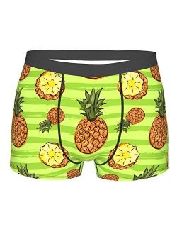 Antkondnm Pineapple Tropics Funny Boxer Briefs Print Underwear for Men Custom