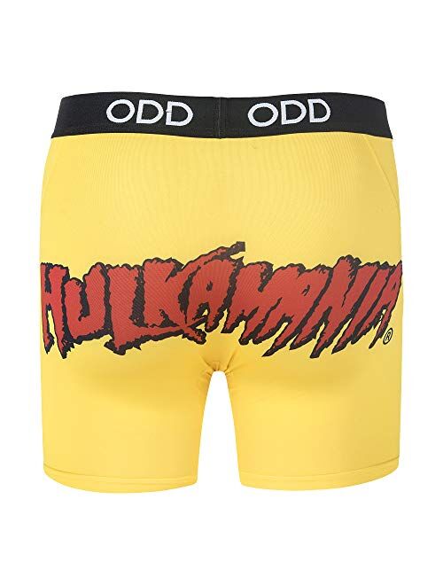 Odd Sox, Hulk Hogan Hulkamania, Men's Funny Underwear Boxer Briefs, Novelty Graphic Prints