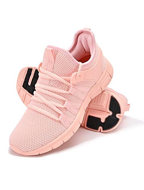 INZCOU Running Shoes Lightweight Tennis Shoes Non Slip Resistant Gym Workout Shoes Breathable Mesh Sneakers