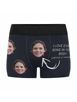 Custom Face Print Boxer Briefs for husband Birthday boyfriend birthday gift funny boxers for women