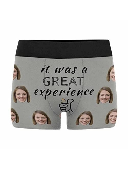 Custom Face Print Boxer Briefs for husband Birthday boyfriend birthday gift funny boxers for women