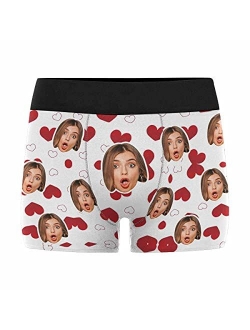 Custom Face Print Boxer Briefs for husband Birthday boyfriend birthday gift funny boxers for women