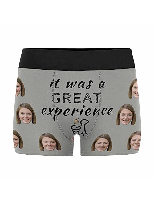 Custom Face Print Boxer Briefs for husband Birthday boyfriend birthday gift funny boxers for women