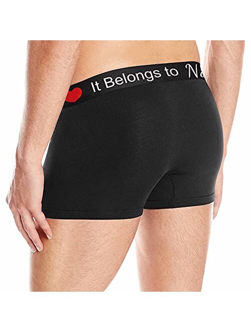 Custom Face Boxer for Men Licked Personalized Photo Text Men's Underwear XS-5XL