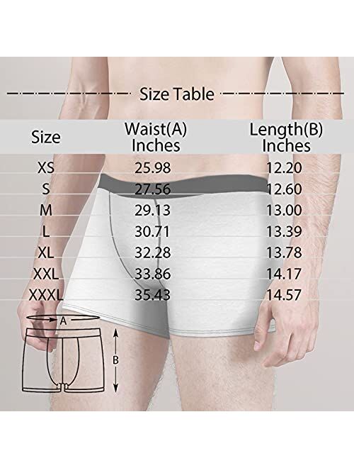 OcuteO Mens Boxer Briefs Funny Animal Cat Chic Kitten In White Paper Hole Brief Underwear Novelty Youth Boys Trunks