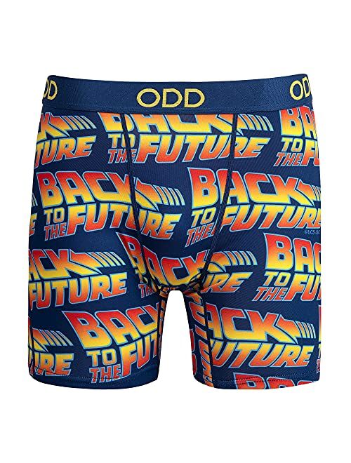 Odd Sox, Back To The Future, Men's Underwear Boxer Brief , Funny Graphic Prints