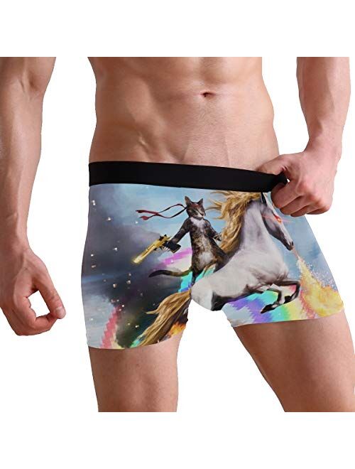 Mens Breathable Boxer Briefs Male Classic Fit Underwear S M L XL