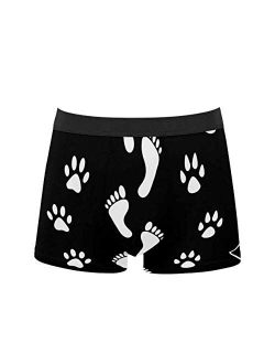 InterestPrint All Over Print Breathable Brief Underwear for Mens Juniors Set of Dogs