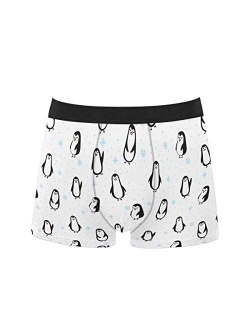 InterestPrint All Over Print Breathable Brief Underwear for Mens Juniors Set of Dogs