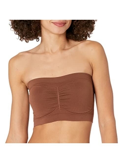 Yummie Nylon Seamless Bandeau Bra w/ Removable Pads