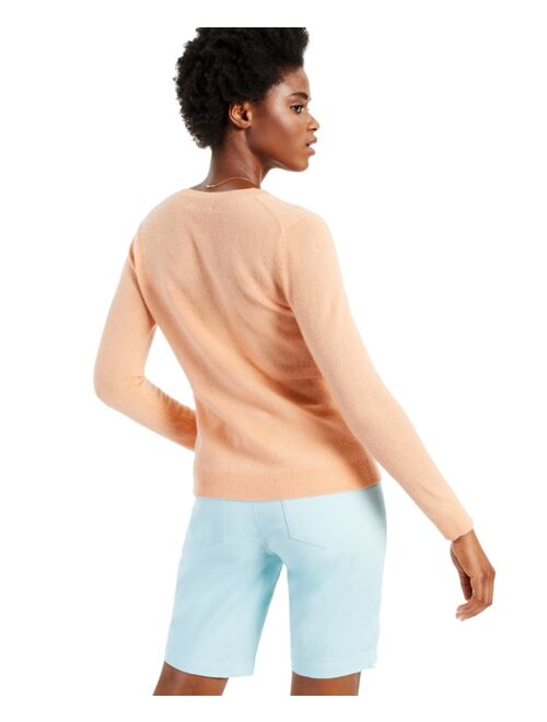 Charter Club V-Neck Cashmere Sweater, In Regular and Petites, Created for Macy's