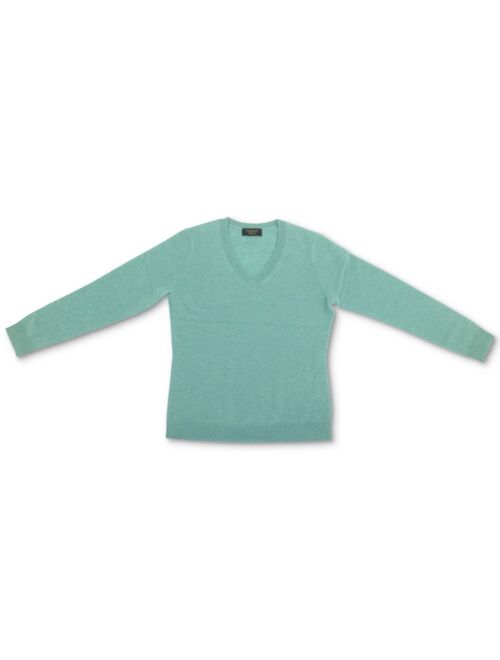 Charter Club V-Neck Cashmere Sweater, In Regular and Petites, Created for Macy's