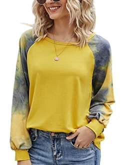 YOCUR Womens Tie Dye Hoodie Teen Girls Cute Ombre Sweatshirt Casual Loose Trendy Pullover Tops