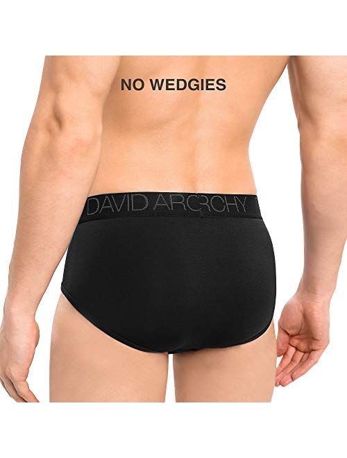 David Archy 4 Packs Bamboo Rayon Trunks One-Piece Cut Breathable Most  Comfortable Underwear