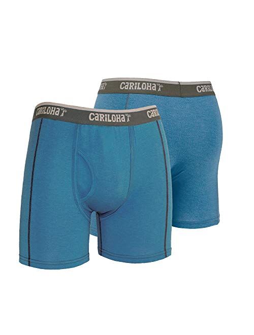 Cariloha Men's Organic Bamboo Underwear Boxer Briefs - Lightweight, Flexible, Eco-friendly and Odor-Resistant