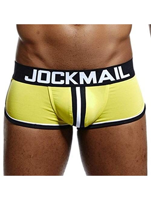 JOCKMAIL Mens Underwear Jockstrap Bottomless Men Boxer Shorts Backless Gay Underwear