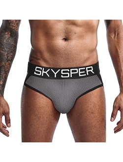 SKYSPER Men's Jockstrap Athletic Supporter Jock Straps Male Underwear