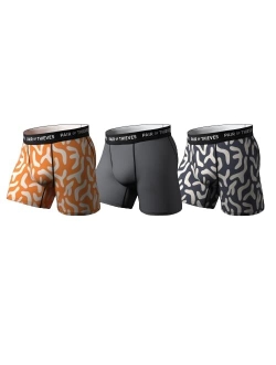 Super Fit Mens Boxer Briefs, 3 Pack Underwear, AMZ Exclusive