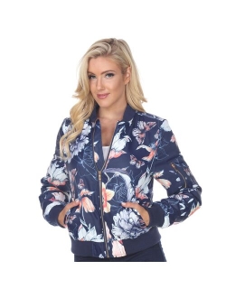 Floral Bomber Jacket