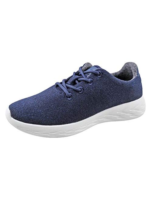 Urban Fox Mens Parker Wool Sneakers | Wool Shoes | Runners Running Shoes | Walking Shoe for Men | Slip On