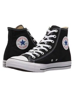 Chuck Taylor All Star High Top Sneaker, Black (White Sole), Size