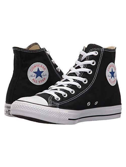 Converse Chuck Taylor All Star High Top Sneaker, Black (White Sole), Size