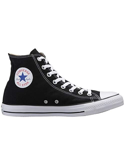 Converse Chuck Taylor All Star High Top Sneaker, Black (White Sole), Size