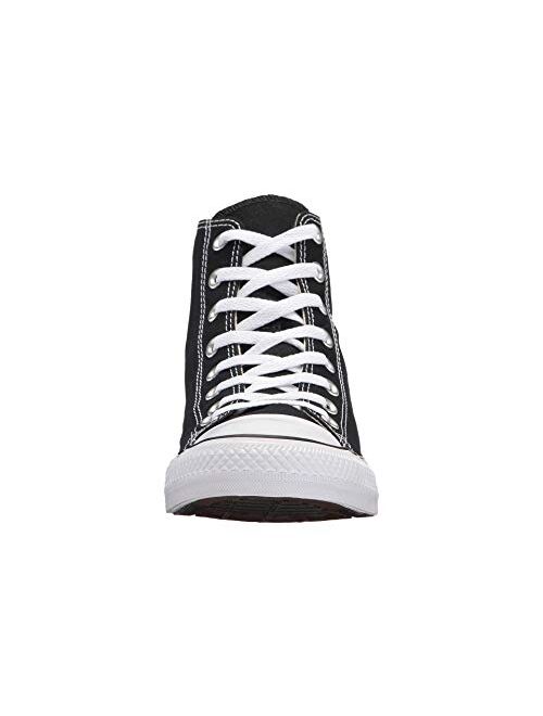 Converse Chuck Taylor All Star High Top Sneaker, Black (White Sole), Size