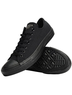 Unisex Chuck Taylor All Star Low Top Black Monochrome Sneaker