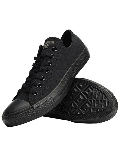 Converse Unisex Chuck Taylor All Star Low Top Black Monochrome Sneaker