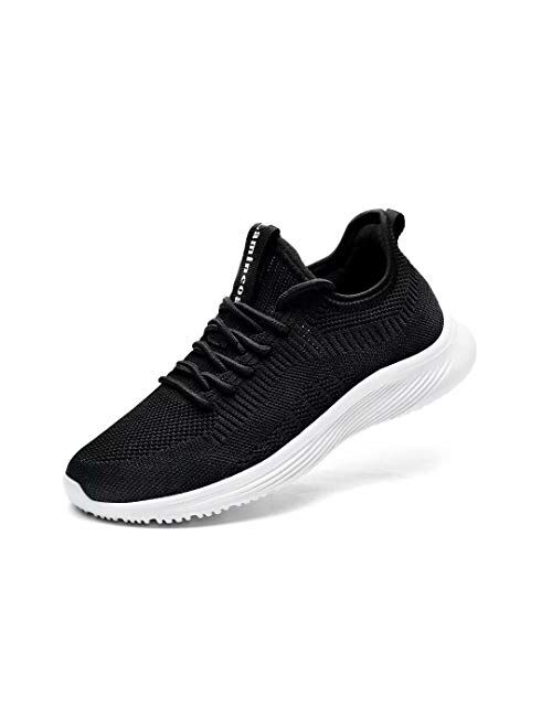 Lamincoa Men's Tennis Sneakers Slip On Lightweight Athletic Fashion Casual Breathable Shoes for Walking Running Gym Jogging Fitness