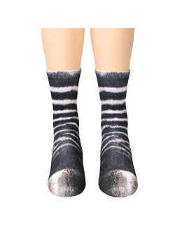 Funny Animal Paw Socks Gag Gifts for White Elephant Gift Exchange