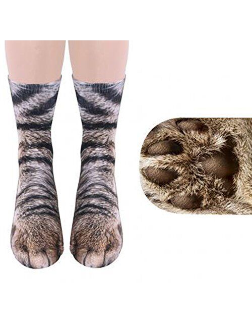 Funny Animal Paw Socks Gag Gifts for White Elephant Gift Exchange