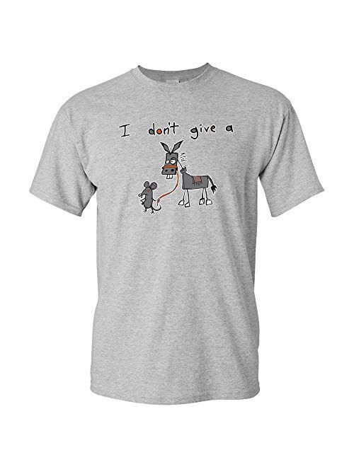 UGP Campus Apparel I Don't Give A Rats - Funny Sarcastic Humor Graphic T Shirt