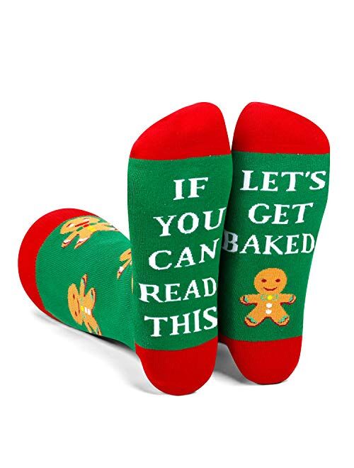 Zmart If You Can Read This Bring Me Pickle Bacon Hot Dog Pizza Socks for Women, Funny Pickle Bacon Hot Dog Pizza Gifts