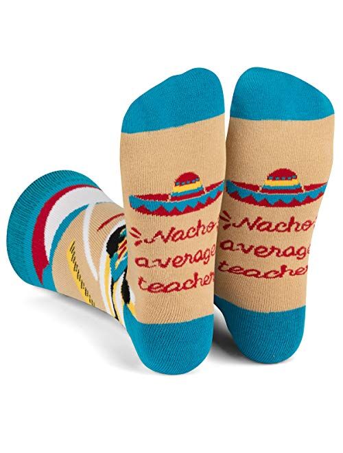 Funny Nerd Socks - Gift For Teachers, Students, Book Lovers, Math, Science Geeks