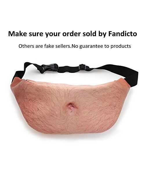 Dad Bag Fake Beer Belly Waist Pack Unisex Fanny Pack White Elephant Gifts Funny Gag gifts