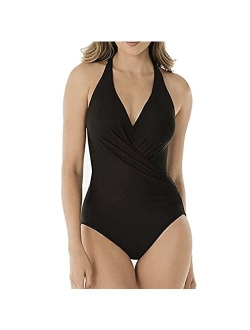 Women's Swimwear Wrapsody Tummy Control Soft Cup One Piece Swimsuit