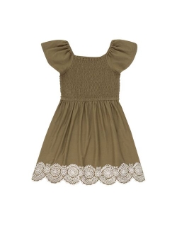 Girls 7-20 Speechless Ruffle Sleeve Embroidered Dress in Regular & Plus Size