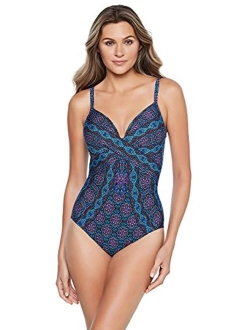 Miraclesuit Women's Swimwear Rock Solid Captivate Tummy Control